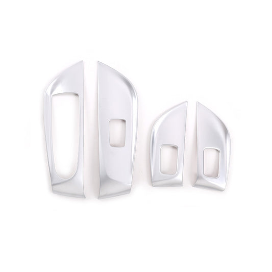 Chrom Fensterheberschalter Blenden für Mercedes-Benz E-Klasse W213 Langversion (2016–2021) – 4-teiliges Set, Fensterheber Rahmen Abdeckung