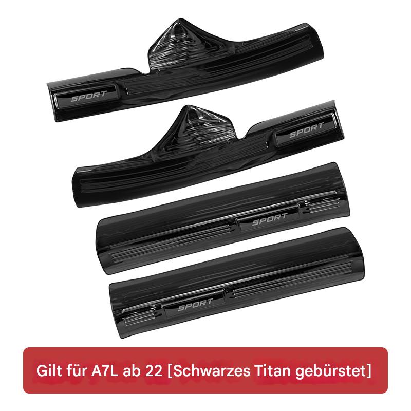 Einstiegsleisten für Audi A6L, Q5L, A4L, A7L – Edelstahl Türschweller Abdeckung & Welcome Pedal Interieur Zierleisten