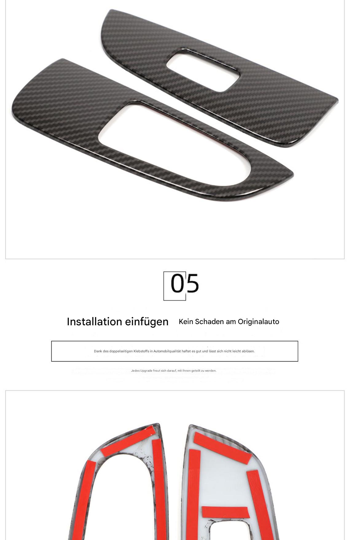 Fensterheberschalter Abdeckung für Mercedes V-Klasse V260 (2015–2022) – Interieur Zierblende aus ABS