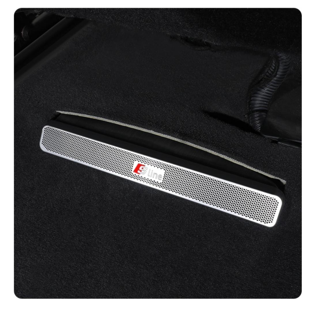 Edelstahl-Lüftungsschutz unter dem Sitz für Audi A4L/A6L/A7/A8/Q3/Q5L/Q7/Q8 – Staubschutz & Dekoration