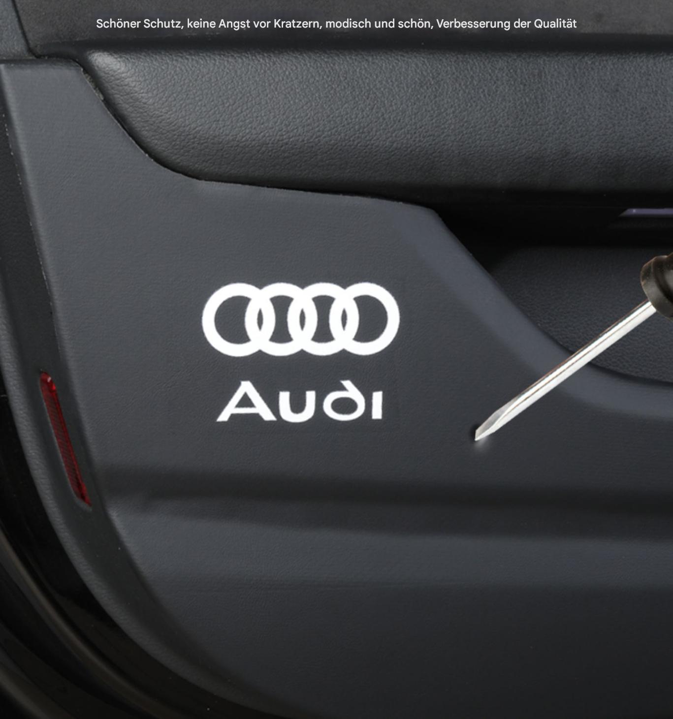 Tür-Kickschutzmatten für Audi A4L A6L A3 A5– Premium Leder Innenraumschutz, Anti-Tritt Schutzfolie & Auto Zubehör