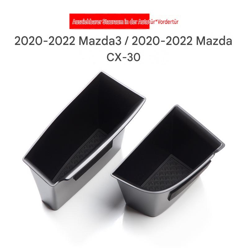 ABS Türgriff Aufbewahrungsbox Auto Organizer – Passend für Mazda CX-30 / Mazda 3, Baujahre 2020 bis 2025, Innenraum Modifikationszubehör