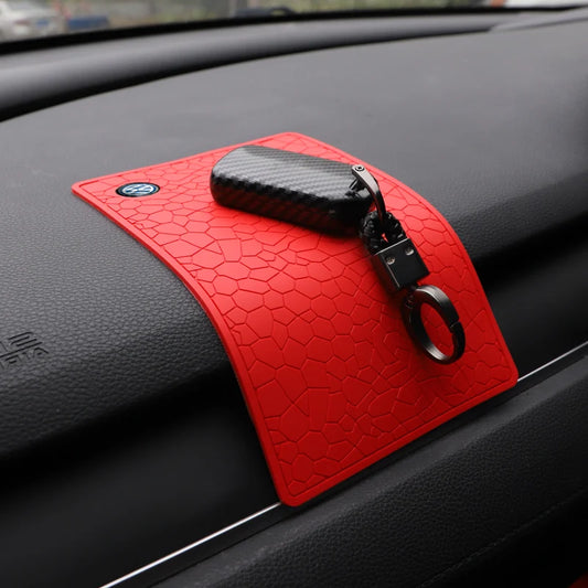 PVC Anti-Rutsch-Matte fürs Auto, Handy Anti-Rutsch-Gel-Pad für das Armaturenbrett, passend für Volkswagen GTI, Arteon R, Scirocco, Jetta R-Line, Tiguan, Polo, Magotan und GTD.