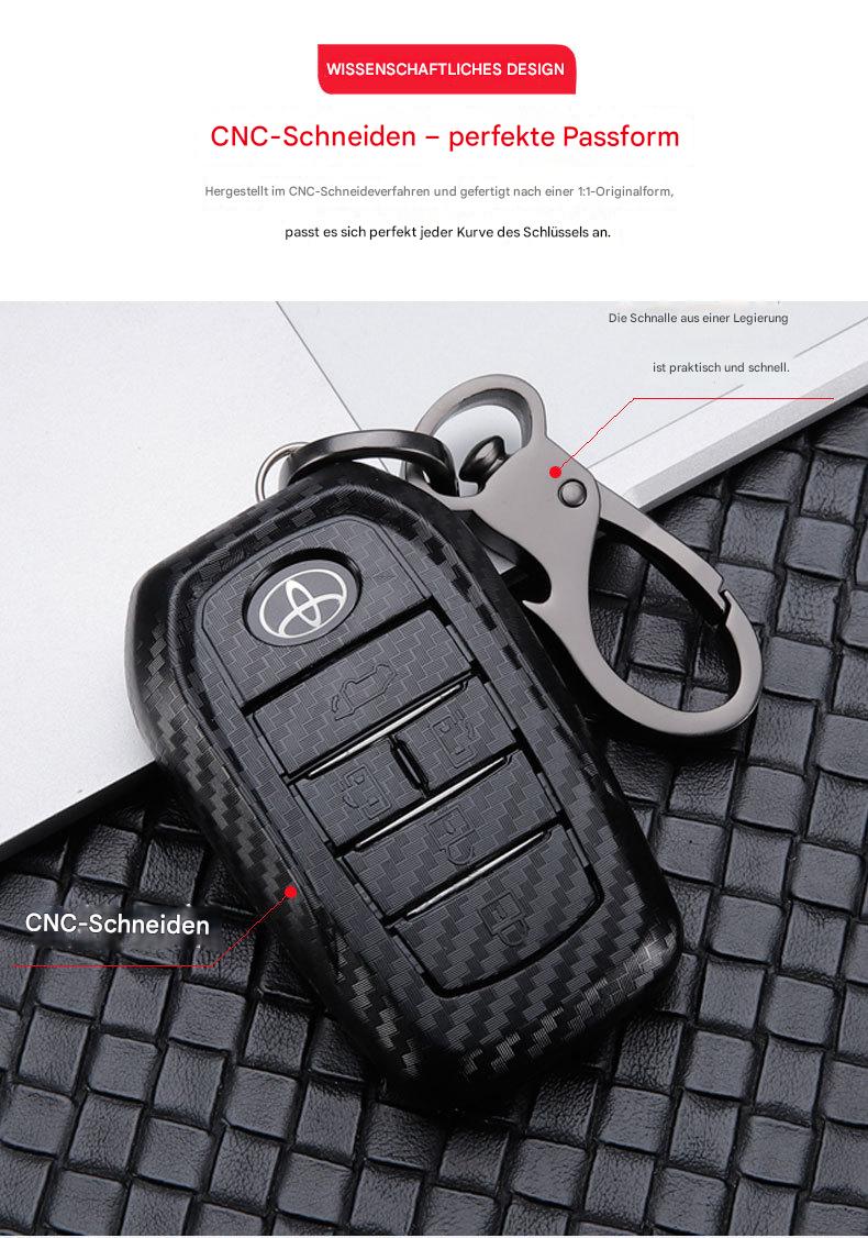 Toyota Schlüsselhülle – Schlüssel Cover für Camry, Corolla, RAV4, Highlander & mehr