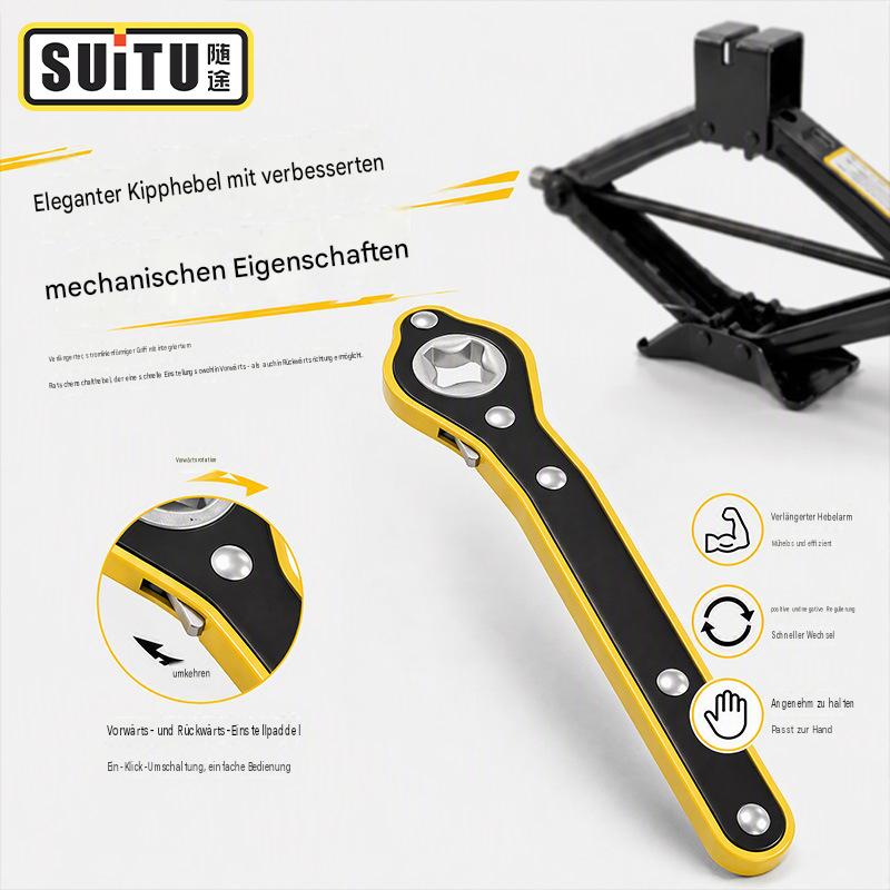 Wagenheber & Reifenreparatur Set für Auto und Motorrad – Pannen Werkzeugset aus legiertem Stahl