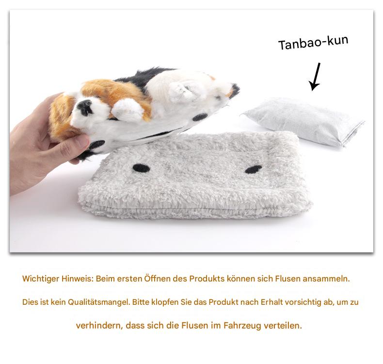 Auto Deko Katze & Hund – Aktivkohle Luftreiniger Figur für Auto Innenraum