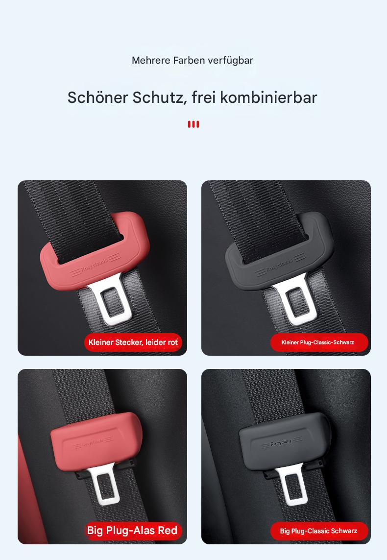 Sicherheitsgurt Steckschutz für Audi A3 A4L A5 A6L A7L Q5L  – Silikon Abdeckung Innenraum Zubehör
