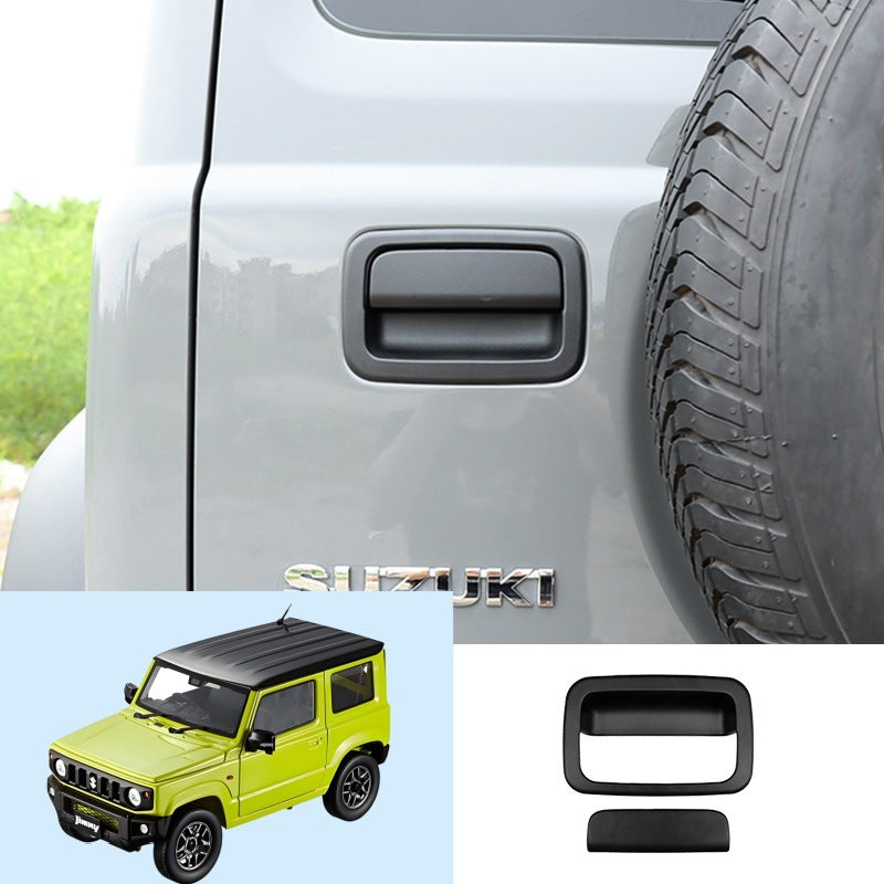 Suzuki Jimny 2018+ JB64/JB74 – Black Warrior Türgriff Abdeckung & Scheinwerfer Rahmen – Exterieur Tuning Set
