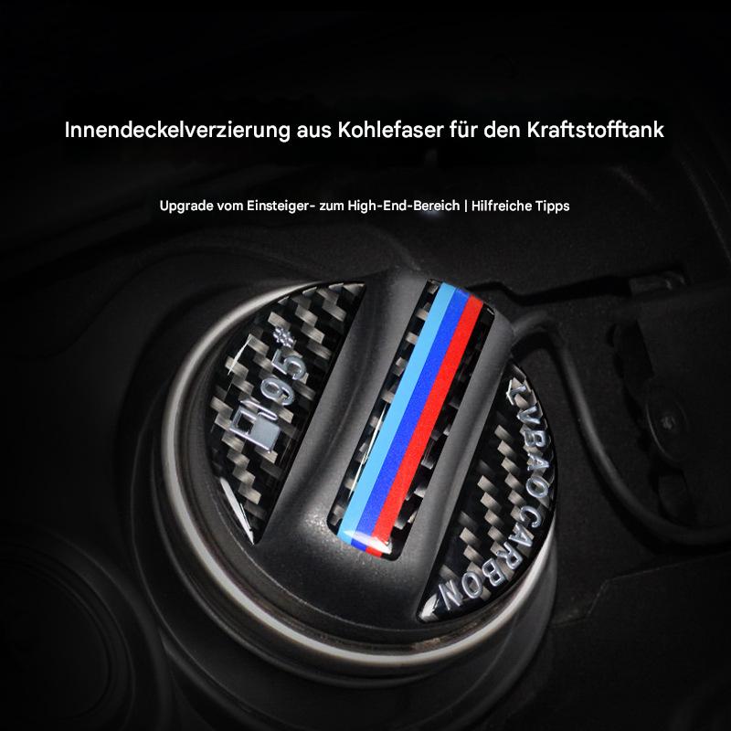 Kraftstoff Hinweis Aufkleber 92/95/98 – Carbon Tankdeckel Dekor