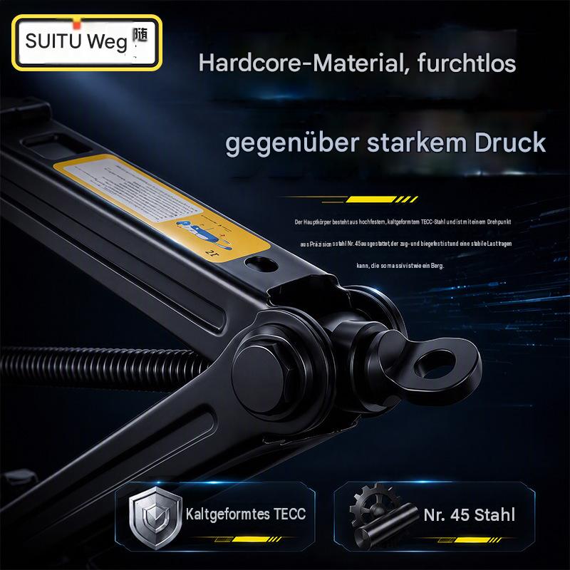 Wagenheber & Reifenreparatur Set für Auto und Motorrad – Pannen Werkzeugset aus legiertem Stahl