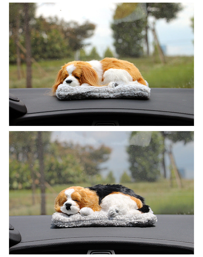 Auto Deko Katze & Hund – Aktivkohle Luftreiniger Figur für Auto Innenraum