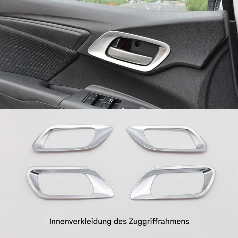 ABS Chrom Türgriffblenden für Honda Fit GK5 2014–2020 – Innenrahmenabdeckung für 3. Generation Jazz
