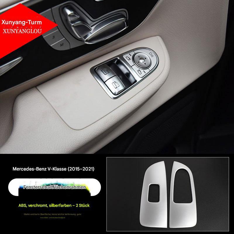 Fensterheberschalter Abdeckung für Mercedes V-Klasse V260 (2015–2022) – Interieur Zierblende aus ABS