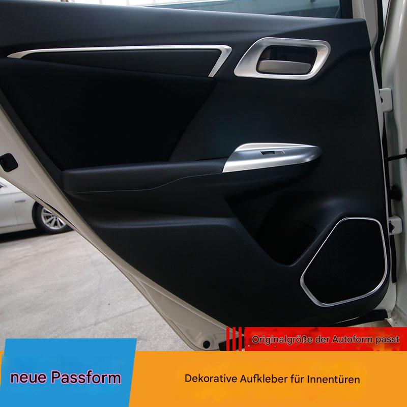 ABS Chrom Türgriffblenden für Honda Fit GK5 2014–2020 – Innenrahmenabdeckung für 3. Generation Jazz