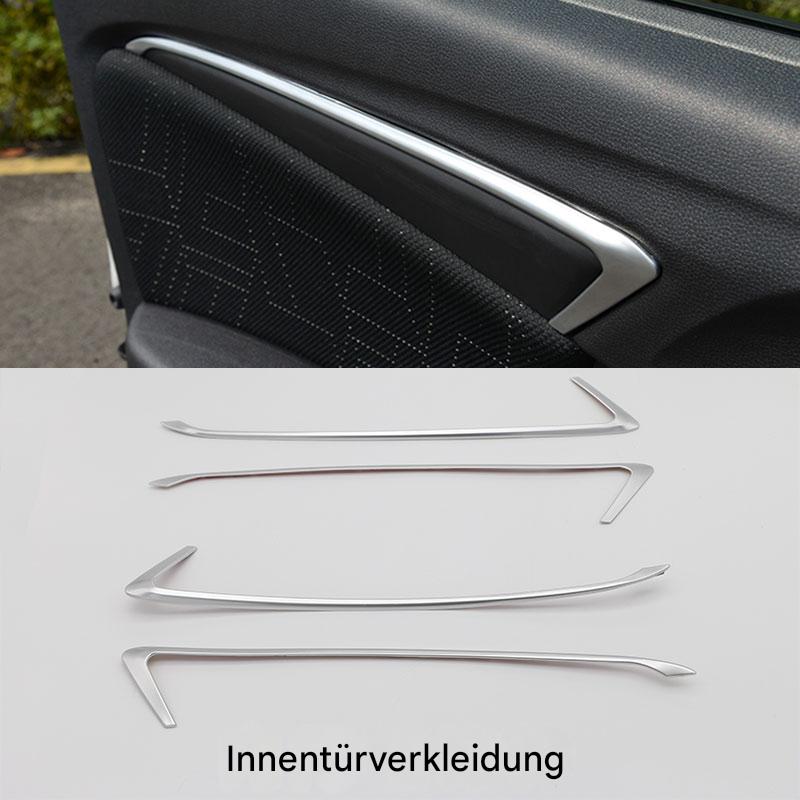 ABS Chrom Türgriffblenden für Honda Fit GK5 2014–2020 – Innenrahmenabdeckung für 3. Generation Jazz