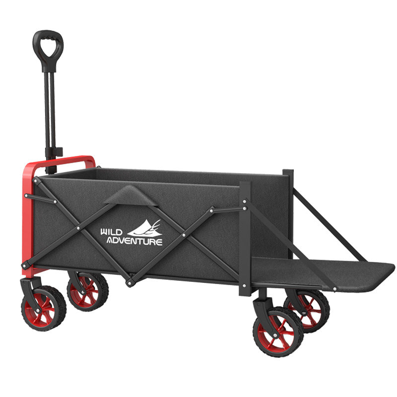 Faltbarer Outdoor-Transportwagen mit Vollstahlrahmen & 600D Oxford – Kompakt & Vielseitig