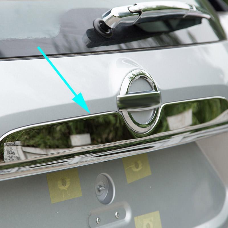 Nissan X-Trail T32 Chrom Kofferraum Gepäckraum Abdeckung Hinten Leiste