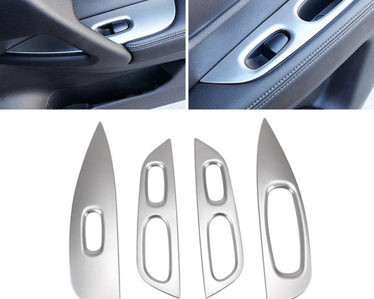 Nissan X-Trail T32 Chrom Abdeckung Fenster Heber Schalter Taster Rahmen