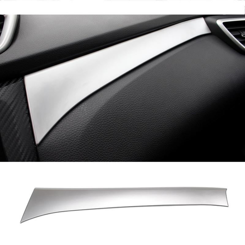 Nissan X-Trail T32 Chrom Handschuh Fach Kasten Armaturenbrett Leiste Rahmen