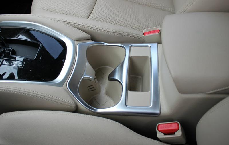 Nissan X-Trail T32 Chrom Mittelkonsole Getränke Becher Wasser Halter Abdeckung
