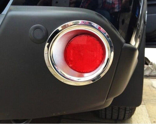 Nissan X-Trail T31 Chrom Nebelscheinwerfer Abdeckung Rahmen Licht Hinten
