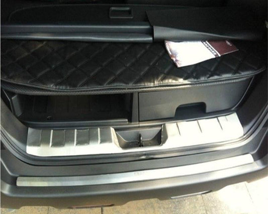 Nissan X-Trail T31 Edelstahl Ladekantenschutz Abkantung Stoßstange Schutz