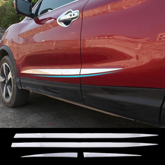 Nissan Qashqai J11 Chrom Zierleisten Seitenzierleisten Türleisten
