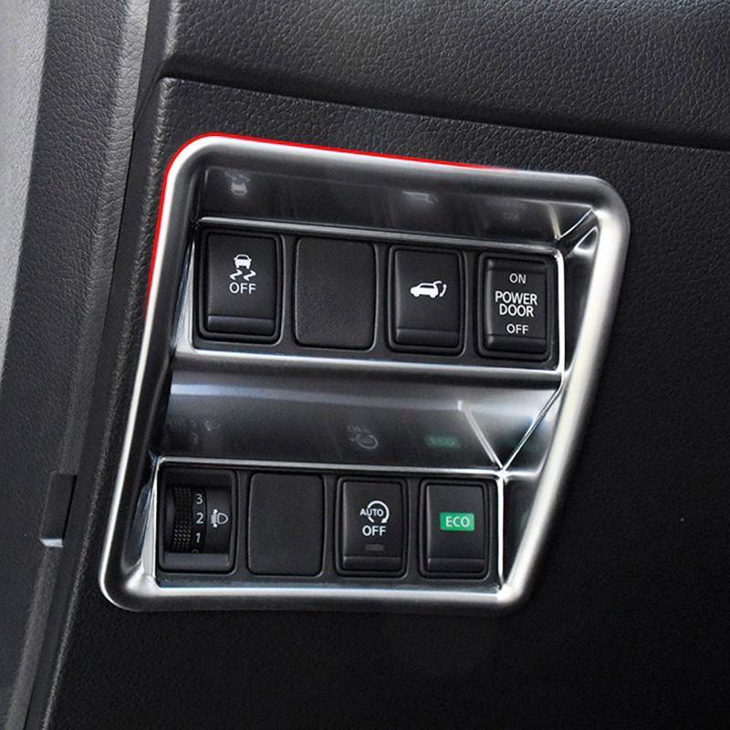 Nissan X-Trail T32 Chrom Licht Schalter Abdeckung Rahmen