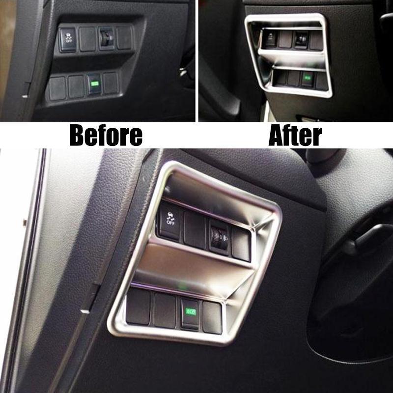 Nissan X-Trail T32 Chrom Licht Schalter Abdeckung Rahmen