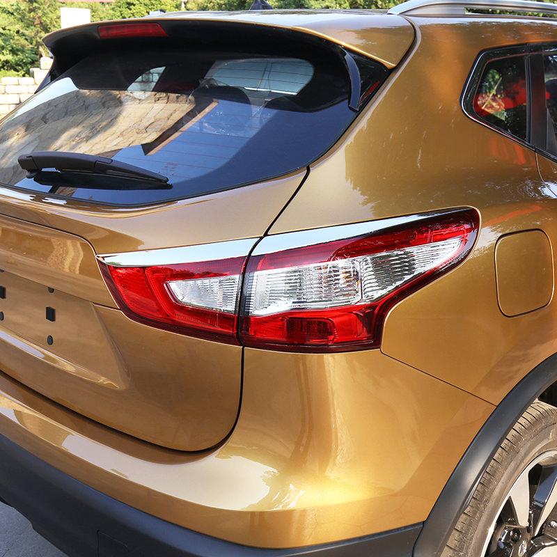 Nissan Qashqai J11 Chrom Abdeckung Scheinwerfer Rückleuchte Hecklicht Rahmen