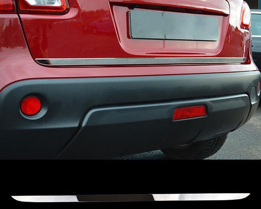 Nissan Qashqai J10 Chrom Kofferraum Gepäckraum Abdeckung Hinten Leiste