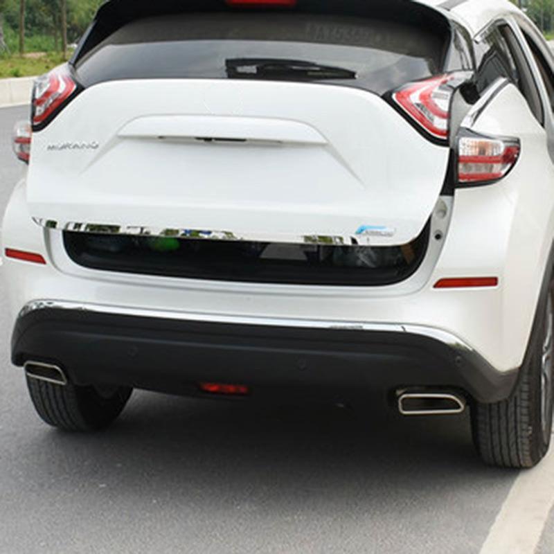 Nissan Murano Z52 Chrom Kofferraum Gepäckraum Abdeckung Hinten Leiste