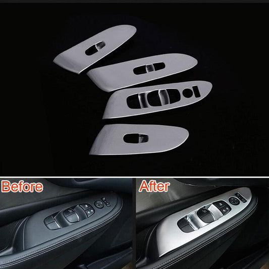 Nissan Murano Z52 Chrom Abdeckung Fenster Heber Schalter Taster Rahmen