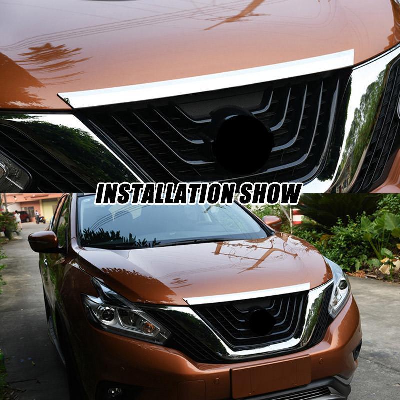 Nissan Murano Z52 Chrom Kühlergrill Gitter Niere Streifen Abdeckung Leiste