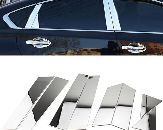 Nissan Altima L33 Chrom Türzierleisten Abdeckung B Säule Türsäule