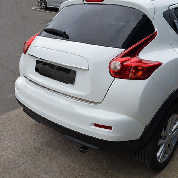 Nissan Juke F15 Chrom Kofferraum Gepäckraum Abdeckung Hinten Leiste