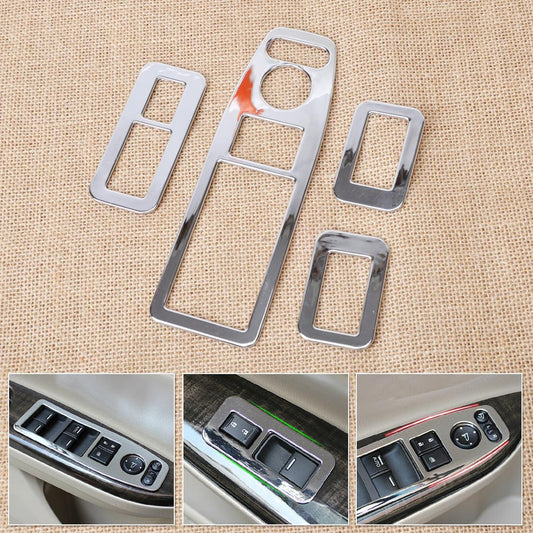 Honda Accord Chrom Abdeckung Fenster Heber Schalter Taster Rahmen