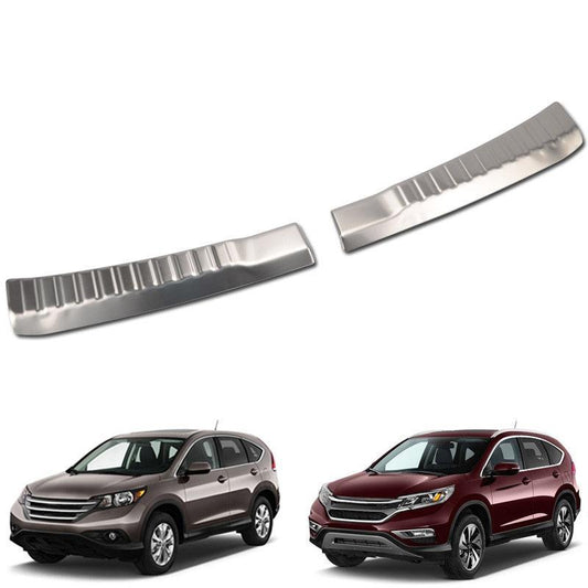 Honda CRV Edelstahl Ladekantenschutz Abkantung Stoßstange Schutz