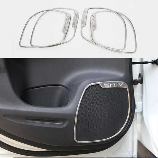 Honda CRV Chrom Tür Lautsprecher Ringe Rahmen Abdeckung Blende