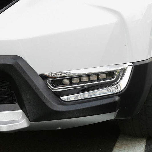 Honda CRV Chrom Nebelscheinwerfer Licht Abdeckung Rahmen Vorne