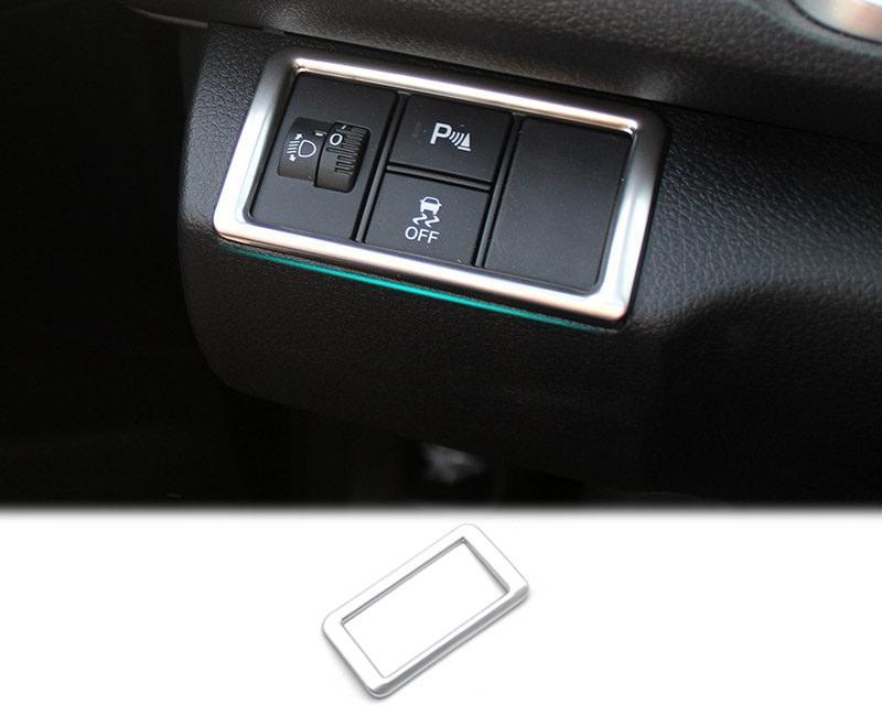 Honda Civic FK Chrom Licht Schalter Abdeckung Rahmen