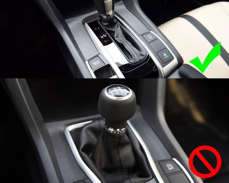 Honda Civic FK Chrom Schaltehebel Getriebe Gehäuse Abdeckung