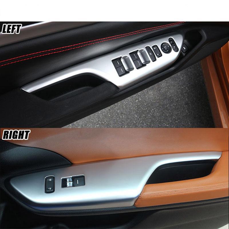 Honda Civic FK Chrom Abdeckung Fenster Heber Schalter Taster Rahmen