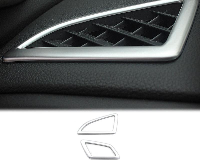 Honda Civic FK Chrom Armaturenbrett Luftdüsen Lüftung Abdeckung Rahmen