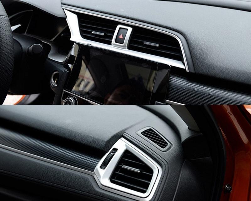 Honda Civic FK Chrom Innenraum Luftdüsen Lüftungsgitter Lüftungsschacht Rahmen Abdeckung