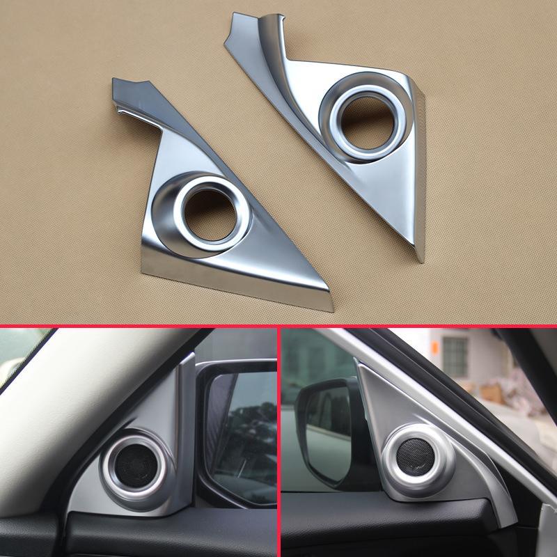 Honda Civic FK Chrom Tür Lautsprecher Ringe Rahmen Abdeckung Blende