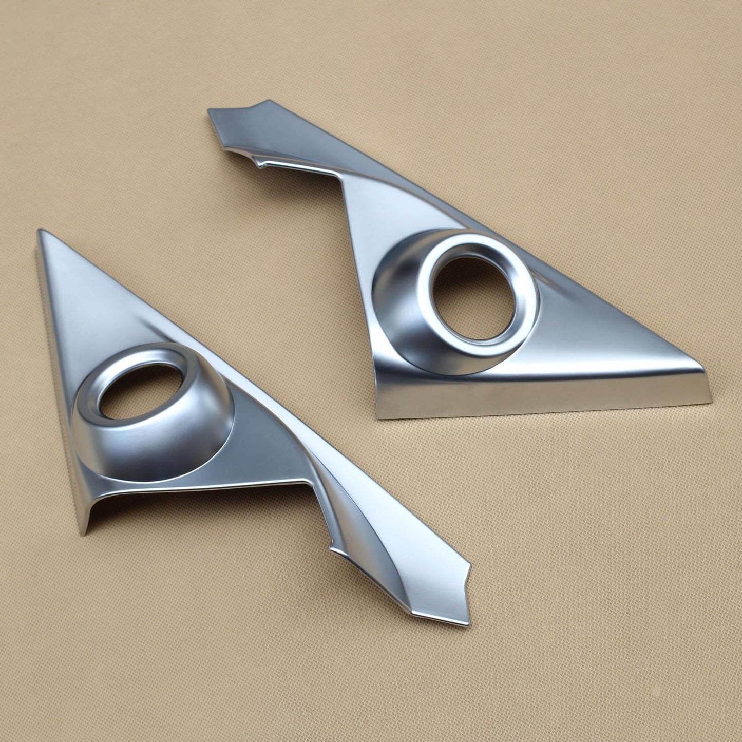 Honda Civic FK Chrom Tür Lautsprecher Ringe Rahmen Abdeckung Blende