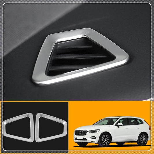 Volvo XC60 SPA Chrom Luftdüsen Lüftungs Gitter Schacht Luft Ausströmer Oben