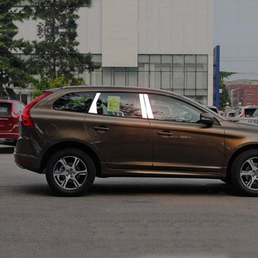 Volvo XC60 P3 Chrom Türzierleisten Abdeckung B + C Säule Türsäule