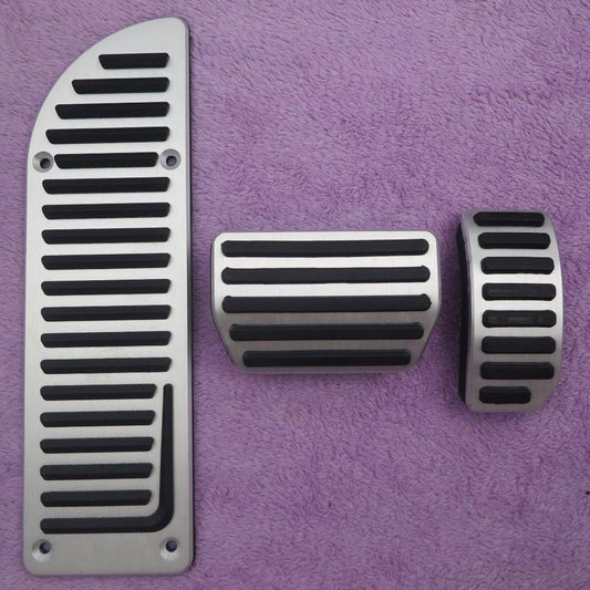 Volvo XC60 P3 Edelstahl Pedal Auflagen Kappen Gaspedal Kupplung Bremse Fußstütze